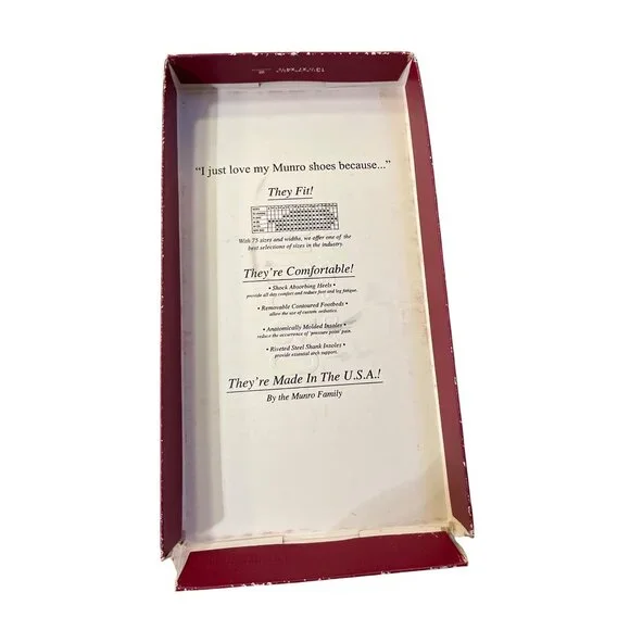 Munro Abby Black Leather Sandals 12 SS Narrow USA Used Y2K - Picture 9 of 13